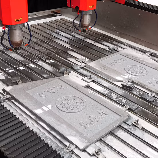 Hualong Cambio utensile automatico di alta qualità Router CNC Macchinari per pietra Incisione su marmo Macchina per la lavorazione della pietra per il taglio di ceramica in vetro di granito
